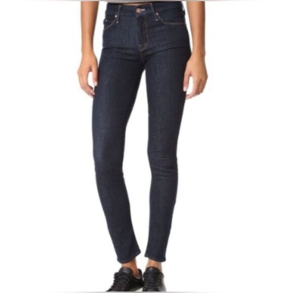 MOTHER The Looker in Too Good To Be True Size 24 Skinny Mid Rise - Picture 1 of 12